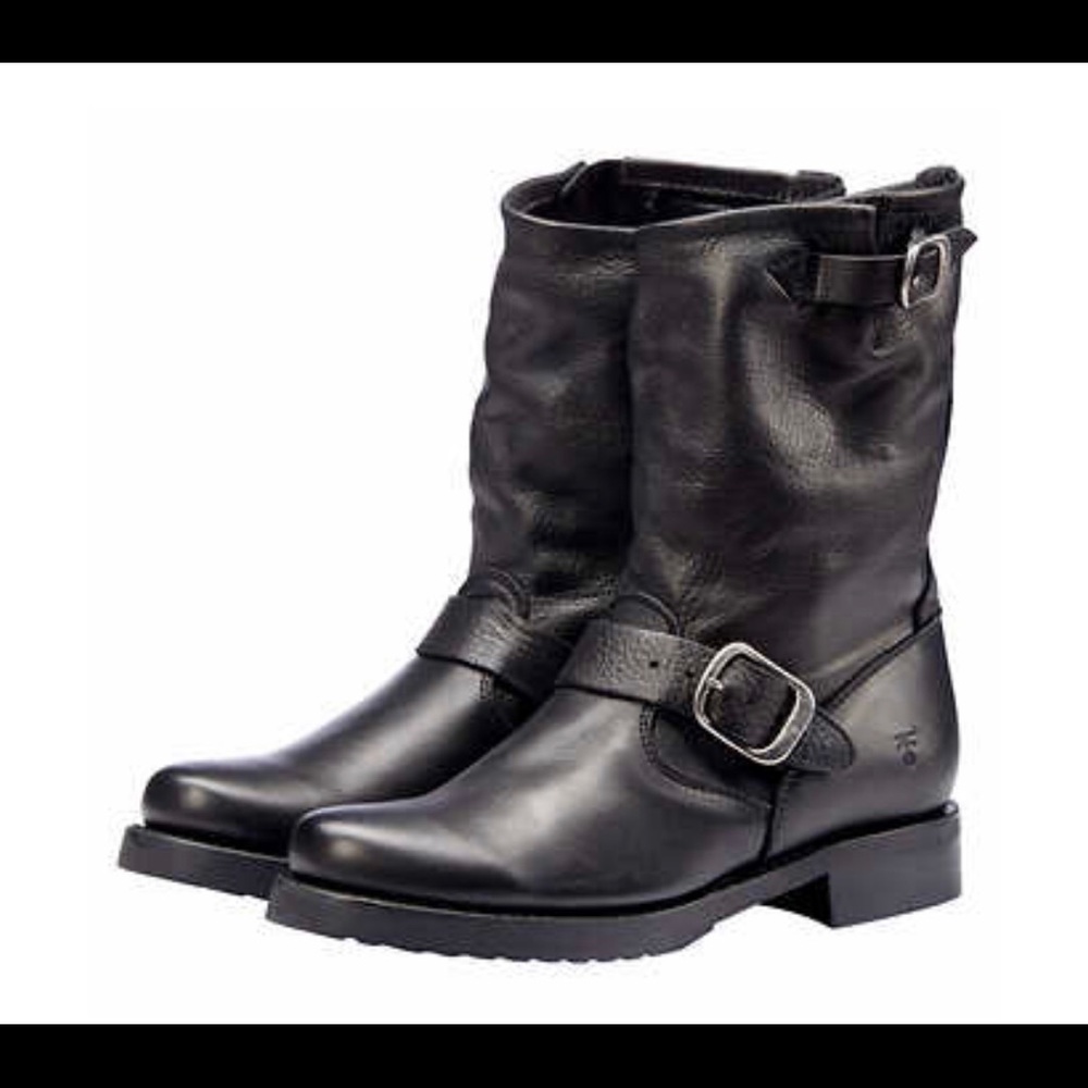 Frye Veronica slouch black boots